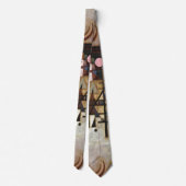 カンディンスキー軟化建築抽象芸術アート ネクタイ (裏面)