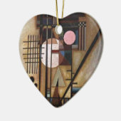 カンディンスキー軟化建築 セラミックオーナメント (左)