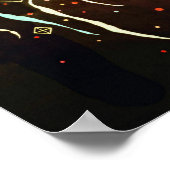 カンディンスキー運動Iポスター ポスター (角)