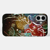 カンディンスキー運動I抽象芸術絵画ズ Case-Mate iPhoneケース (裏面 (横))