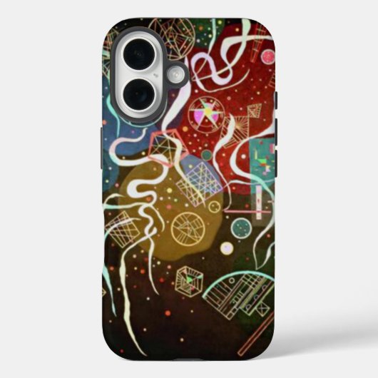 カンディンスキー運動I抽象芸術絵画ズ Case-Mate iPhoneケース (裏面)