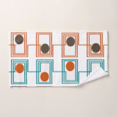 カンディンスキー長方形（楕円） バスタオルセット (ハンドタオル)