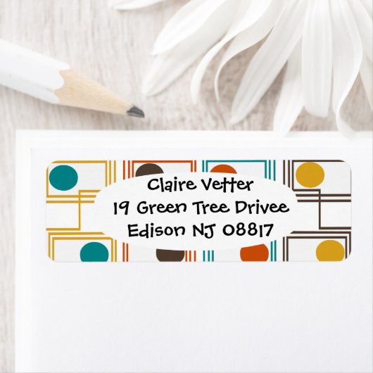 カンディンスキー長方形（楕円） ラベル (インサイチュ)