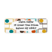 カンディンスキー長方形（楕円） ラベル (正面)