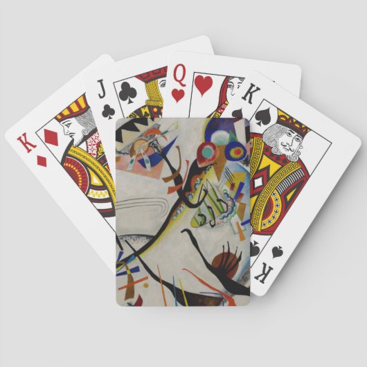 カンディンスキー青セグメント トランプ (裏面)