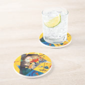 カンディンスキー静かな調和抽象芸術アート コースター (側面)