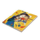 カンディンスキー静かな調和抽象芸術アート タイル (側面)