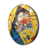 カンディンスキー静かな調和抽象芸術アート ダーツボード (正面右)