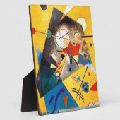 カンディンスキー静かな調和抽象芸術アート フォトプラーク (側面)