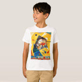 カンディンスキー静かな調和抽象芸術アート Tシャツ (正面フル)