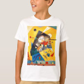 カンディンスキー静かな調和抽象芸術アート Tシャツ (正面)