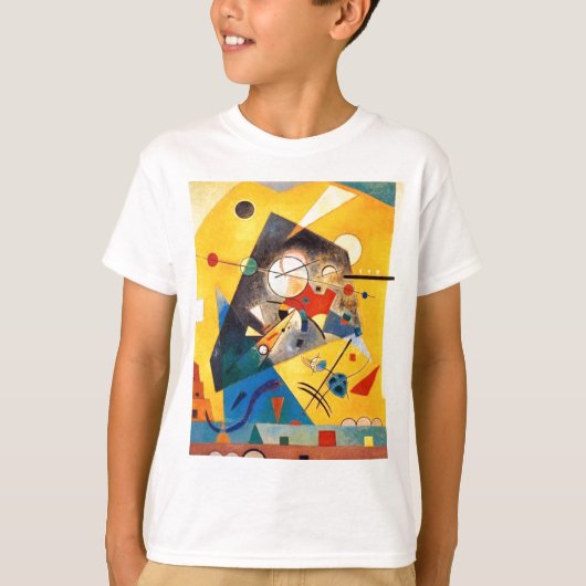 カンディンスキー静かな調和抽象芸術アート Tシャツ (正面)