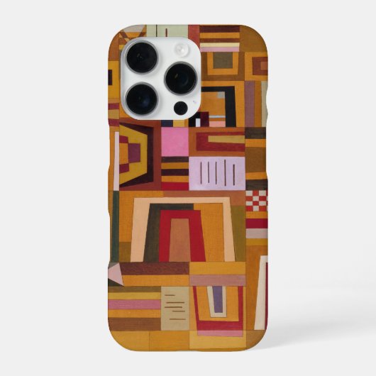 カンディンスキー風幾何学アート iPhoneケース (裏面)