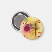 カンディンスキー鮮やか-,人気がある抽象芸術絵画ズ マグネット (正面/裏面)