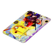 カンディンスキー黄赤ブルー磁石 マグネット (左側)