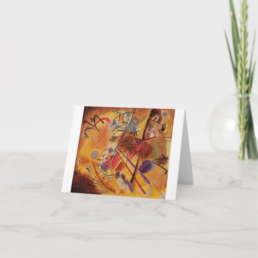 カンディンスキー黄赤ブルー カード (正面)