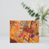 カンディンスキー黄赤ブルー シーズンポストカード (スタンド正面)