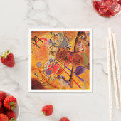 カンディンスキー黄赤ブルー スタンダードカクテルナプキン (インサイチュ)