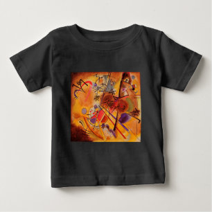 カンディンスキー黄赤ブルー ベビーTシャツ