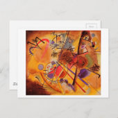 カンディンスキー黄赤ブルー ポストカード (正面/裏面)