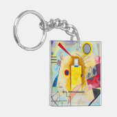 カンディンスキー黄 – 赤 – 青 キーホルダー (正面左)