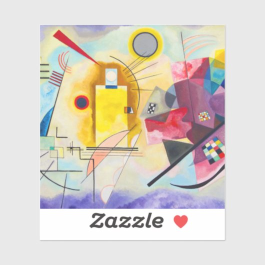 カンディンスキー黄 – 赤 – 青 シール (シート)