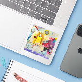 カンディンスキー黄 – 赤 – 青 シール (ノートパソコンとiPhone)