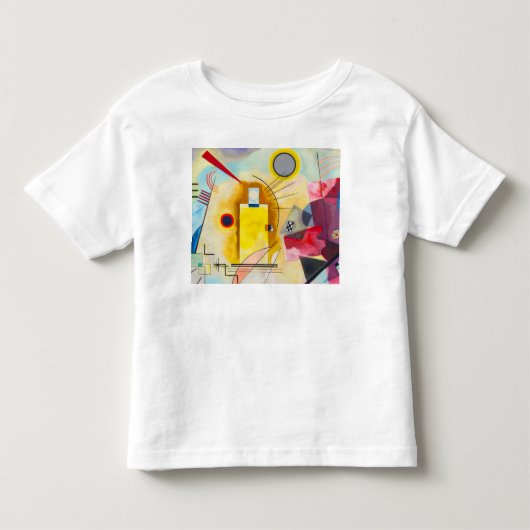 カンディンスキー黄 – 赤 – 青 トドラーTシャツ (正面)