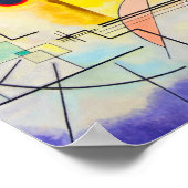 カンディンスキー黄 – 赤 – 青 ポスター (角)