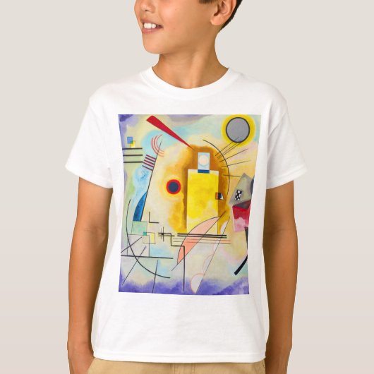 カンディンスキー黄 – 赤 – 青 Tシャツ (正面)