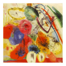 カンディンスキー黒ストローク絵画抽象芸術