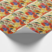 カンディンスキー黒ストローク絵画抽象芸術 ラッピングペーパー (角)