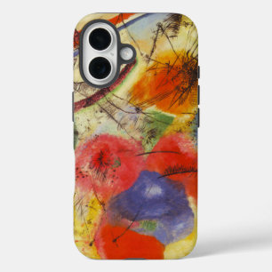 カンディンスキー黒ストローク絵画抽象芸術 iPhone 16ケース