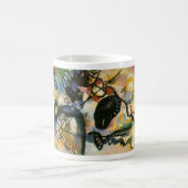 カンディンスキー黒点抽象芸術作品 コーヒーマグカップ (中央)