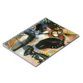 カンディンスキー黒点抽象芸術作品 ノートブック (左側)