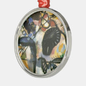 カンディンスキー黒点抽象芸術作品 メタルオーナメント (左)