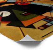 カンディンスキー黒紫絵画抽象芸術ポスター ポスター (角)