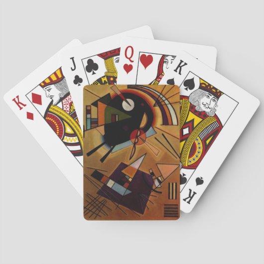 カンディンスキー黒紫 トランプ (裏面)