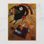 カンディンスキー黒紫 ポストカード (正面)