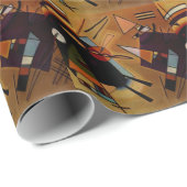 カンディンスキー黒紫 ラッピングペーパー (ロールコーナー)