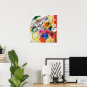 カンディンスキー黒線ポスター ポスター (ホームオフィス)