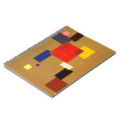 カンディンスキー13つの長方形絵画抽象芸術 ノートブック (左側)