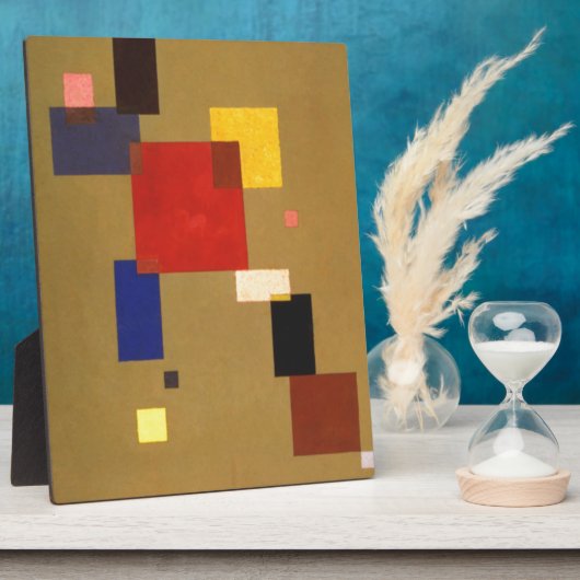 カンディンスキー13つの長方形絵画抽象芸術 フォトプラーク (側面)