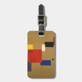 カンディンスキー13つの長方形絵画抽象芸術 ラゲッジタグ (正面縦)