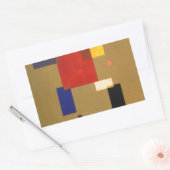 カンディンスキー13つの長方形絵画抽象芸術 長方形シール (封筒)