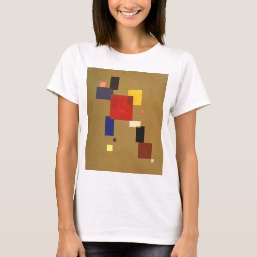カンディンスキー13つの長方形絵画抽象芸術 Tシャツ (正面)