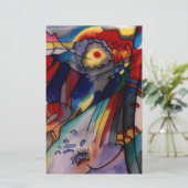 カンディンスキー1913抽象絵画 便箋 (スタンド正面)