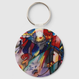 カンディンスキー1913抽象芸術絵画ズ キーホルダー