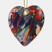 カンディンスキー1913抽象芸術絵画ズ セラミックオーナメント (左)