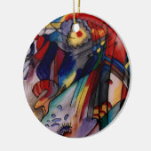 カンディンスキー1913抽象芸術絵画ズ セラミックオーナメント (左)